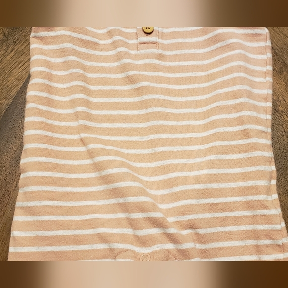Organic Little Planet By Carter's Striped Sleeveless Baby Girl Romper Size 18m - Picture 4 of 12